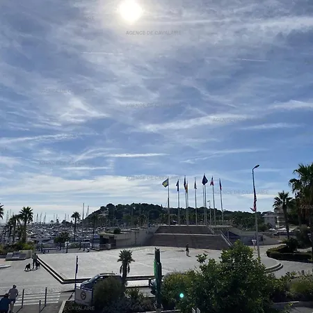 Climatise Face Mer, Avec Piscine Et Parking, - Fr-1-100-320 Daire Cavalaire-sur-Mer